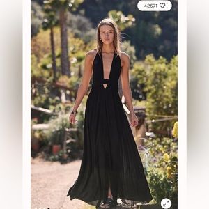 Free people into the sun maxi dress size XS